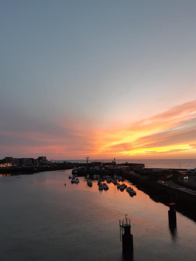 La Coquille - Vue Mer Panoramique & Port Treport Le Tréport Kültér fotó