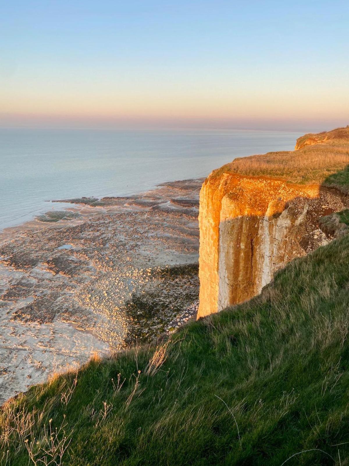 La Coquille - Vue Mer Panoramique & Port Treport Le Tréport Kültér fotó